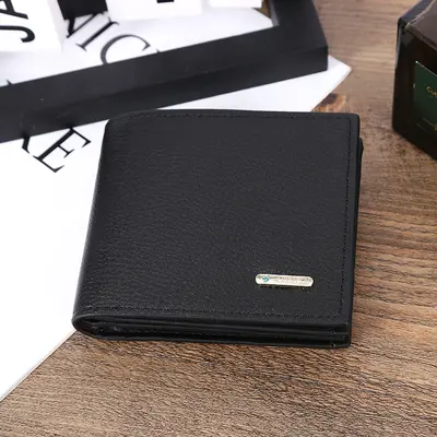 Short Men's Wallet, PU Leather, with Zipper Coin Pocket - 7