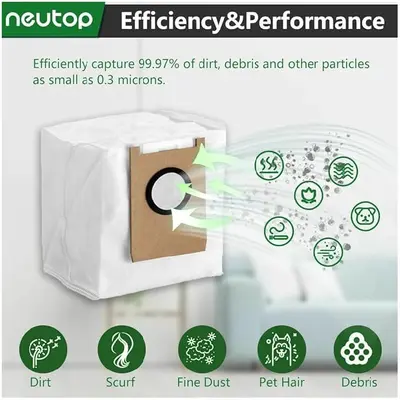 Dust Bags for Eufy E20/E25/E28 Robot Vacuum Cleaner Parts Waste Bags Consumables Collection Bags
