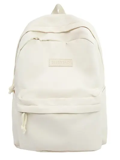 Schulrucksack 2025 für Schülerinnen Preppy-Stil Schulranzen für Schülerinnen der Mittelstufe einfarbig Universität Studentin minimalistischer vielseitiger Rucksack - 6