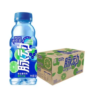【新货】脉动青柠口味400ml装维生素运动功能饮料多口味能量