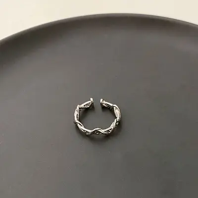 925er Sterlingsilber Zirkon-Ring, Damen, minimalistisches Band - 13