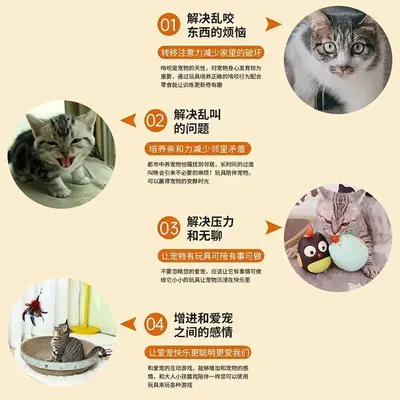 Cat toy plush mouse durable interactive scratch-resistant