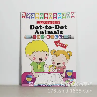 English Coloring and Sticker Book, A4, for Ages 3-8 - 4