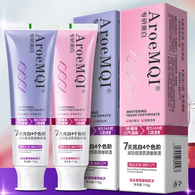 Whitening Toothpaste with Popping Beads 110g, Freshens Breath - 5