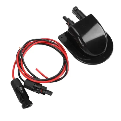 Solar-Anschlussdose für Wohnmobildach, ABS, mit 13AWG MC4-Kabel - 8