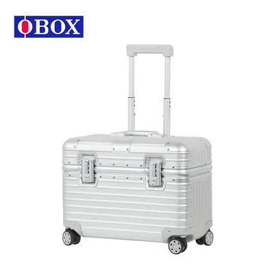 Vollständig Aluminium-Magnesium-Legierung Flip-Top Trolley-Koffer Laptop-Tasche Fotografie-Koffer für kleine Unternehmen Pilotentasche 18 Zoll - 7