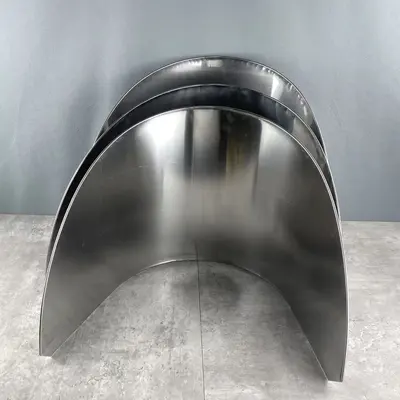 Stainless Steel Round Cutting Board Surround Kitchen Chopping Block Guard, Plastic Vegetable Chopping Block Barrier for Rou Jia Mo Cutting Board Surround