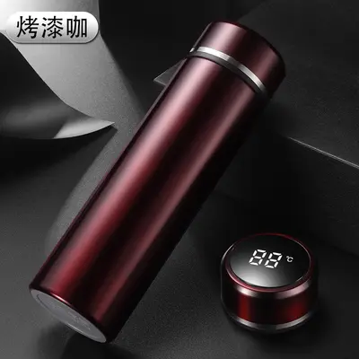316 Stainless Steel Men's Thermos with Smart Temperature Display and Tea Infuser - 11