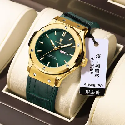Schweizer Herrenarmbanduhr Quarz wasserdicht - 12