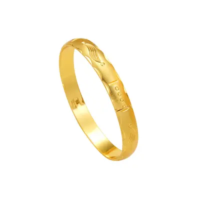 Starry clasp bracelet for women, gold-plated, water ripple