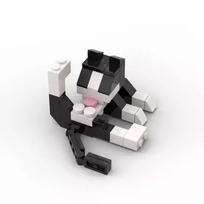 Cat Building Block Set, Educational, Small Animal Figures - 5