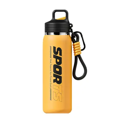 Yeni Model Tek Tuşlu Hızlı Açılır Kapak Paslanmaz Çelik Termos Bardağı Outdoor Su Bardağı Bisiklet Spor Su Şişesi Öğrenci İçme Pipeti Bardağı - 6