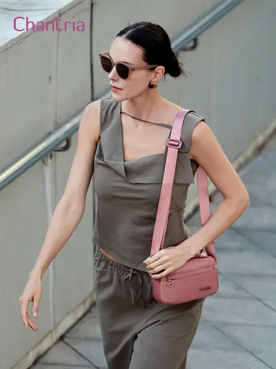 Chantria Çapraz Askılı Kadın Çantası Moda Mini Telefon Tek Omuz Çantası Basit Casual Hafif Küçük Kadın Çantası