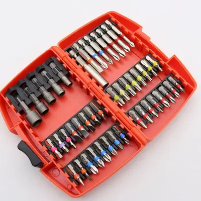 Elektrischer Schraubendreher S2-Material, Bit-Set 32/45/83-teilig, Schlitz, Kreuz, Stern, Torx, Innensechskant, Steckschlüssel-Adapter