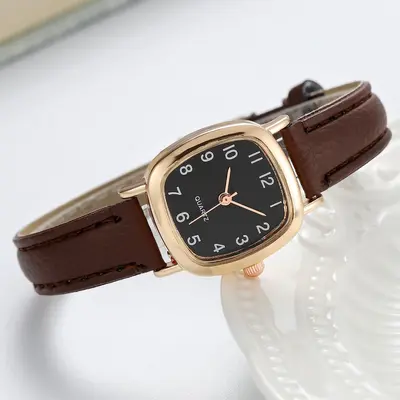 Women's Korean-style quartz watch with elegant thin strap - 5