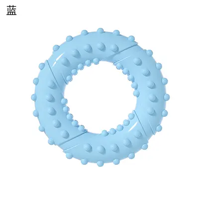 TPR Chew Toy for Dogs, Double Ring Self-Play Dog Toy Set - 7