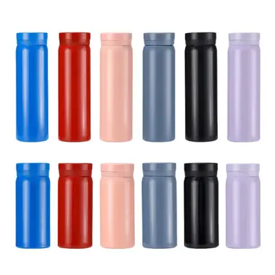 Insulated cup for women, elegant and simple, portable mini stainless steel pocket cup, student outdoor sports water bottle, customizable. - 6