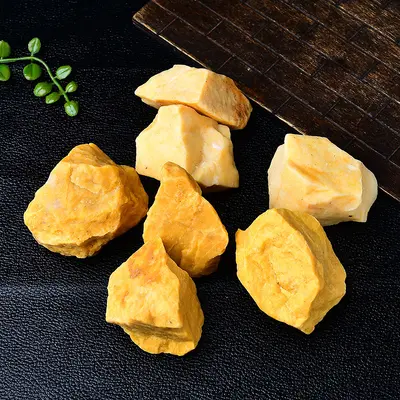 Natural Yellow Aventurine Raw Stone, Diffuser Stone, for Aromatherapy - 3