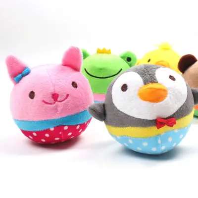 Squeaky Plush Dog Toy, Ultra Soft Fabric - 1
