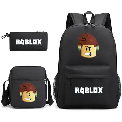 Roblox Themed Student Backpack with 3-Piece Pencil Case Set - 7
