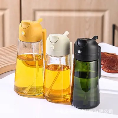 Glasölflasche, 2-in-1 Spray-Gießer, auslaufsicher