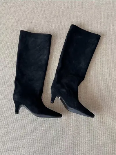 Damen-Cowboystiefel mit Absatz, Spitzkappe - 9