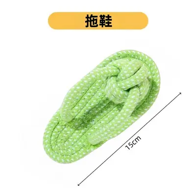 Cotton Rope Cat and Dog Toy Set with Knotted Ball - 12