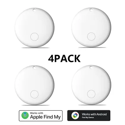 Round Bluetooth tracker iOS Android, pet and item tracker dual system - 12