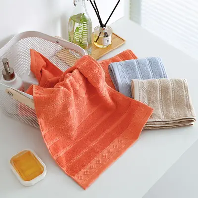 Pure cotton towel set, embroidered, dual pack, corporate gift