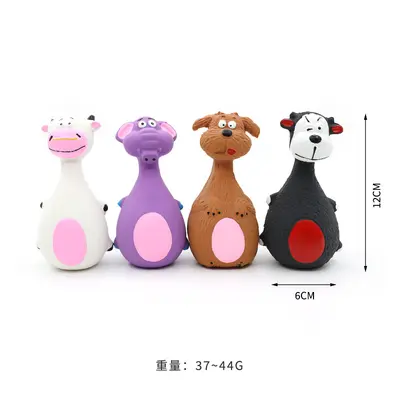 Latex Squeaky Dog Toy, Durable and Bite-Resistant - 4