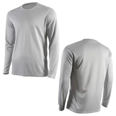Men's Long Sleeve Sun Protection Quick-Dry T-Shirt, Round Neck, Spring Autumn - 11