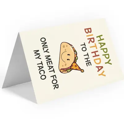 Funny Birthday Card for Husband, Men's Birthday Design