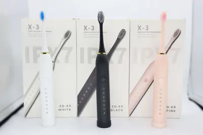 Portable Rechargeable Electric Toothbrush, Waterproof, Soft Bristles - 10