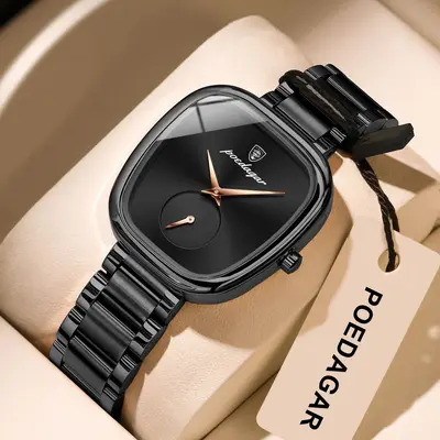 POEDAGAR Women's Watch Model 783, Steel Band, Waterproof, Quartz - 11