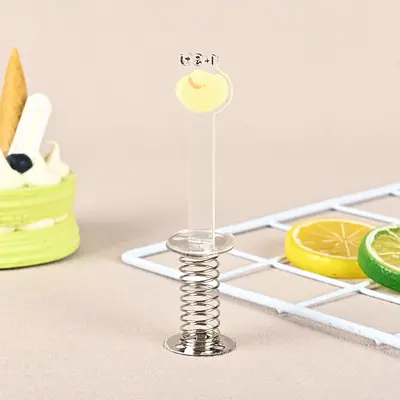 High-Transparency Acrylic Anime Desktop Figure with Spring Stand - 3