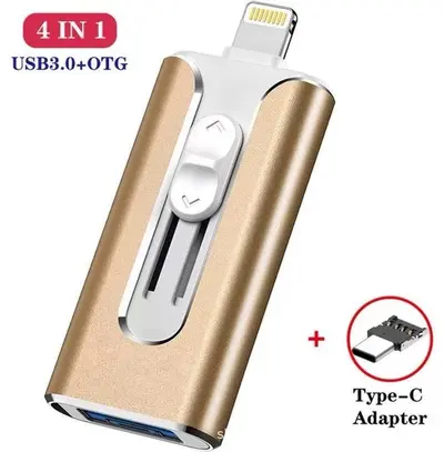 3'ü 1 Arada Telefon USB Bellek, 1 TB, iPhone, Android ve Type-C Uyumlu - 9