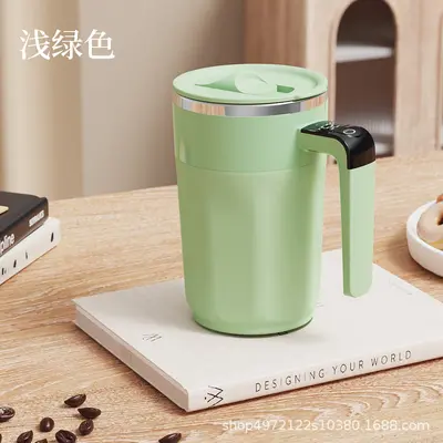 316 Stainless Steel Rechargeable Automatic Mixing Cup, Digital Display - 9