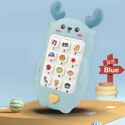 Kids' Musical Early Education Toy Phone with Cartoon Learning Machine - 11