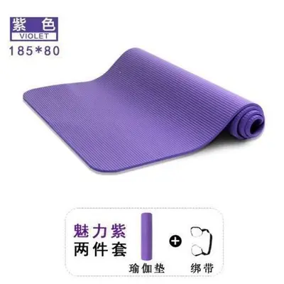 Kaymaz yoga matı, 2026 model, darbe emici, kalın ve geniş - 9