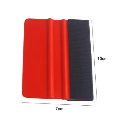 Car Film Application Tool, Felt-Edged Plastic Squeegee - 9