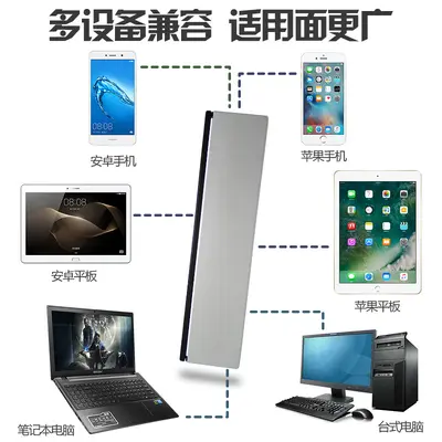 Geyes Bluetooth Katlanır Klavye, Üç Sistem, Çift Kanal, Alüminyum Alaşım
