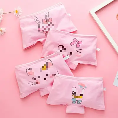 Baumwoll-Boxer-Slip für Mädchen - 10