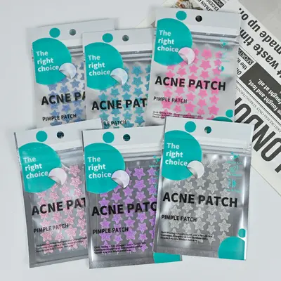 Star Hydrocolloid Acne Patch, Glitter Concealer, Lightweight - 2