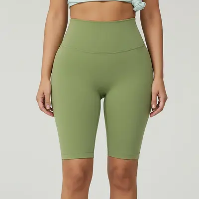 Große Größen Sporthose mit hohem Bund und Bauchkontrolle, hochelastisch, dünn - 8
