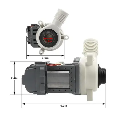 W10276397 Washing Machine Drain Pump Replacement Part