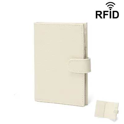 Pasaport çantası, deri, RFID korumalı, çok kartlı - 11