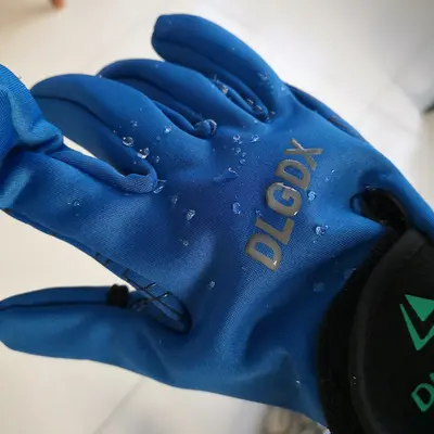Wasserdichte winddichte Angelhandschuhe, 2 Finger frei, gefüttert, Winter-Modell