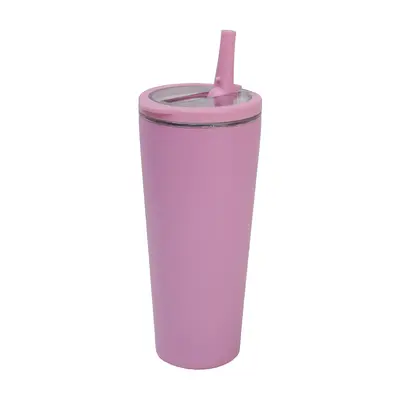 Isolierte Trinkflasche aus Edelstahl 304 mit Griff und doppeltem Trinkverschluss - 11