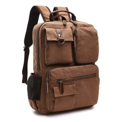 Canvas-Rucksack Herren im Koreanischen Stil mit Laptopfach - 9