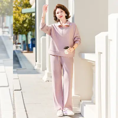 Büyük Beden Anne Tarzı İki Parça Takım 40-60 Yaş